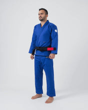 Lade das Bild in den Galerie-Viewer, Kimono BJJ (GI) Kingz Kore V2-Blue-White-Gürtel enthalten
