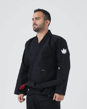 Lade das Bild in den Galerie-Viewer, Kimono BJJ (GI) Kingz Kore V2-Black-White-Gürtel enthalten
