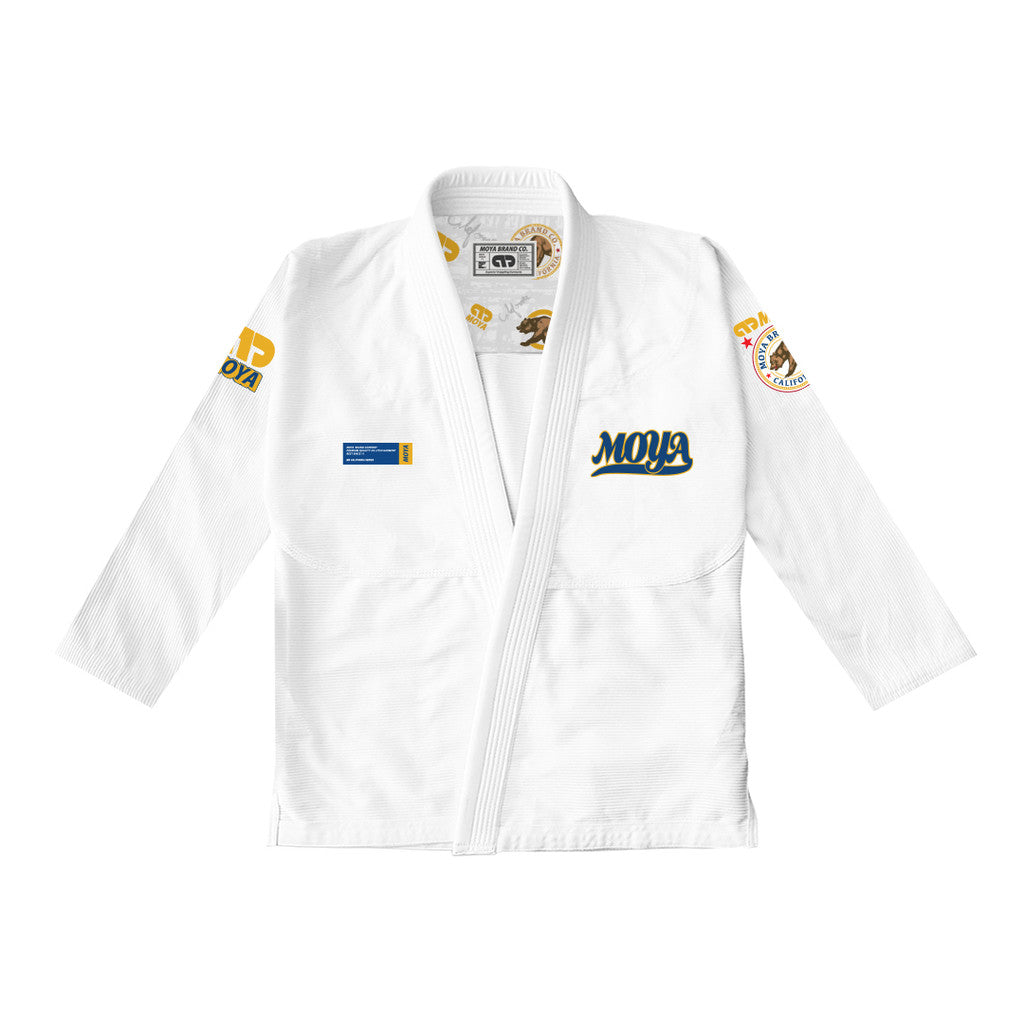 Kimono BJJ (Gi) Moya Brand California- Blanco