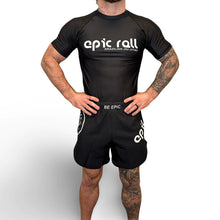 Load image into Gallery viewer, Epic Grappling Shorts 2.0 (Elastic Waistband) Matte Black
