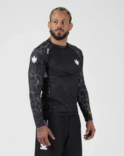 Load image into Gallery viewer, Rashguard Kingz Ranked Performance V3 Long Sleeve - Black
