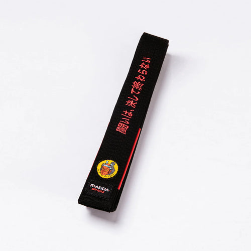 Premium belt Maeda Brand Ronin-Black