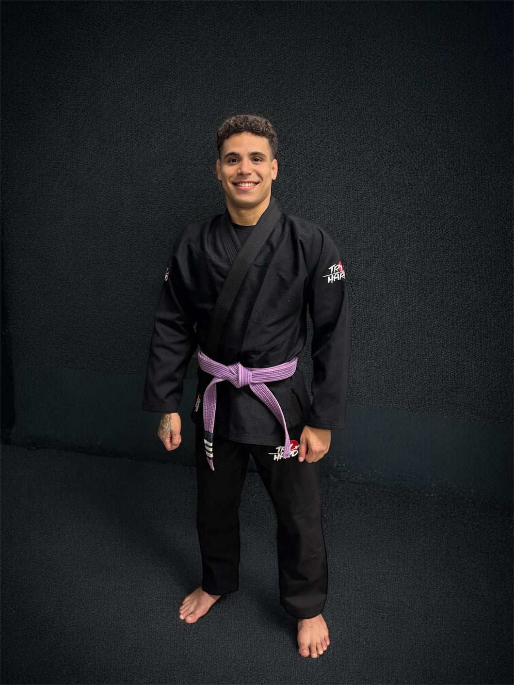 Kimono Basic Try Hard- black