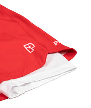 Load image into Gallery viewer, Progress- Profile Hybrid Shorts- Red and White
