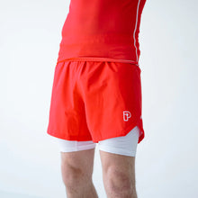 Charger l&#39;image dans la galerie, Progress - Profil Hybrid Shorts - Rouge et blanc
