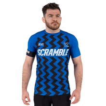 Load image into Gallery viewer, Scramble Ranked Rashguard V5- Blue
