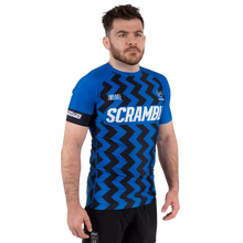 Load image into Gallery viewer, Scramble Ranked Rashguard V5- Blue
