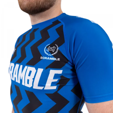 Load image into Gallery viewer, Scramble Ranked Rashguard V5- Blue
