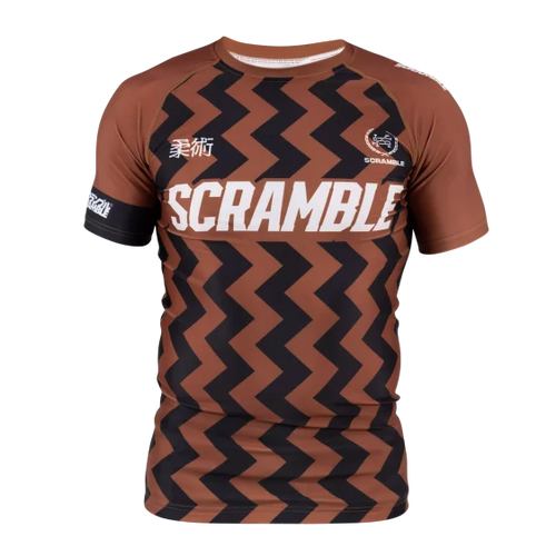 Scramble Ranked Rashguard V5- Marrón