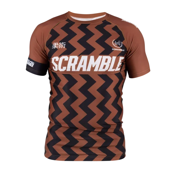 Scramble Ranked Rashguard V5- Brown