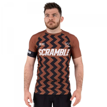 Load image into Gallery viewer, Scramble Ranked Rashguard V5- Brown
