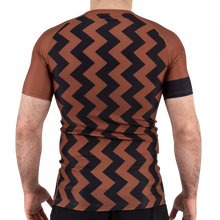 Load image into Gallery viewer, Scramble Ranked Rashguard V5- Brown
