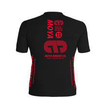 Cargar imagen en el visor de la galería, Rashguard Team Moya 23 Manga Corta - Negro

