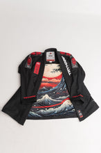 Load image into Gallery viewer, Kimono Try Hard- Black Red Demon

