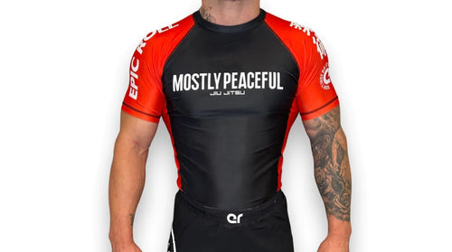 Mostly Peaceful Rash Guard