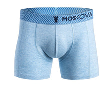 Cargar imagen en el visor de la galería, Boxer Moskova M2 Algodón - Chevron Light Blue
