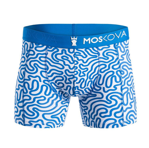 Boxer Moskova M2 Algodón - Labyrinthe Blue