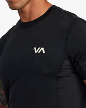 Cargar imagen en el visor de la galería, VA Sport Vent - Top de Manga Corta para Hombre- Negro
