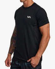 Cargar imagen en el visor de la galería, VA Sport Vent - Top de Manga Corta para Hombre- Negro
