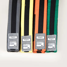 Load image into Gallery viewer, BJJ Progress-Gray Black Belts with Black Strip
