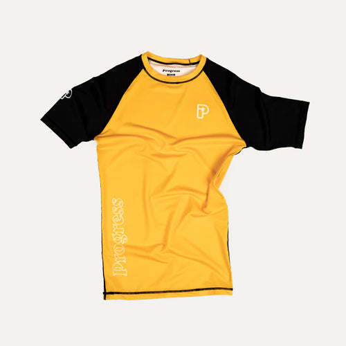 Fortschrittsprofil Rashguard- Gelbgold