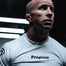 Cargar imagen en el visor de la galería, Progress Academy Rashguard- Manga Corta- Blanco
