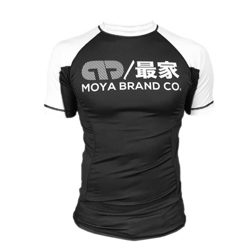 Rashguard Moya Brand Scuderia III Manga Corta - Negro