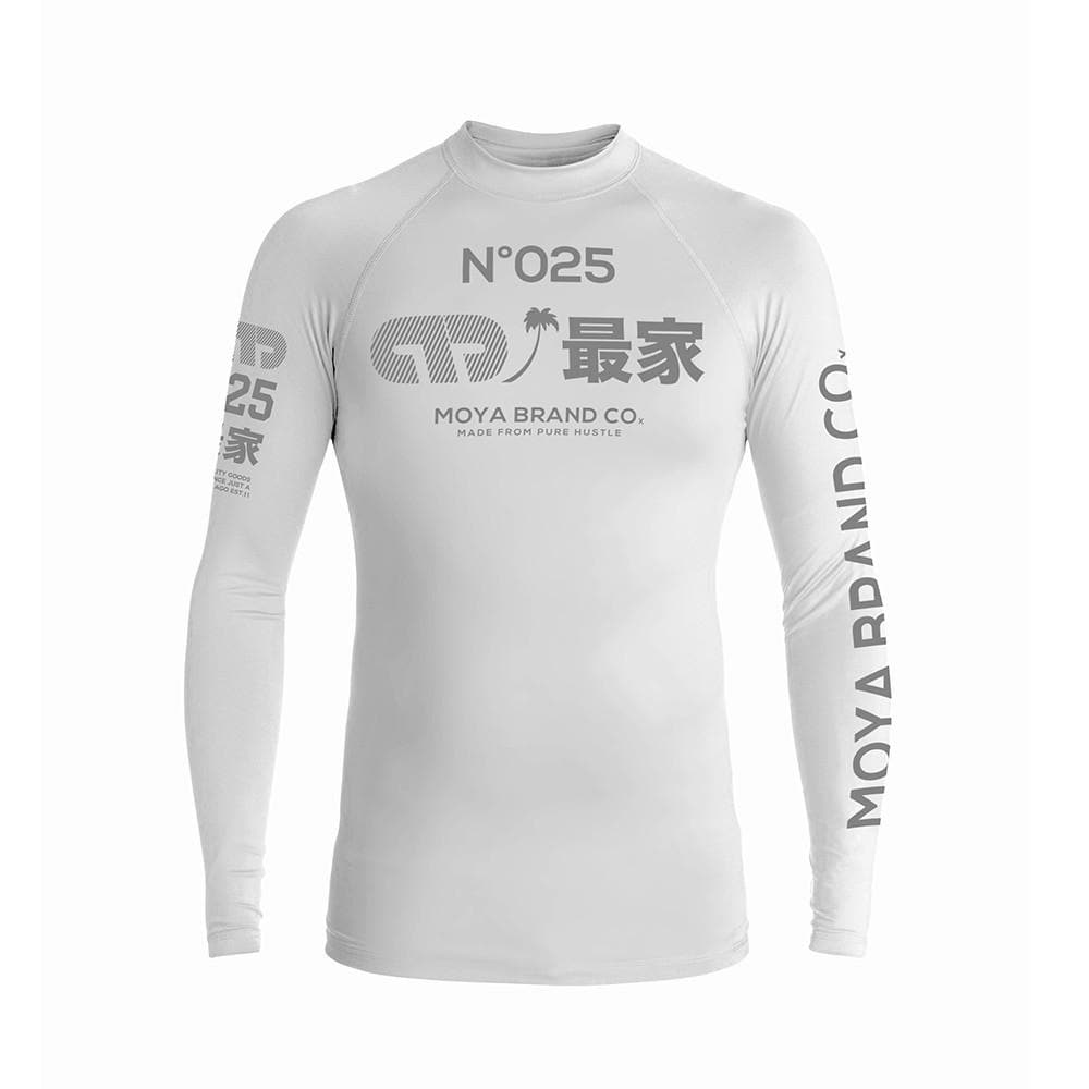 Moya Brand Rashguard Aventador Manga Larga IV - Blanco - StockBJJ