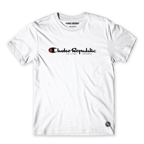 Camiseta branca campeã