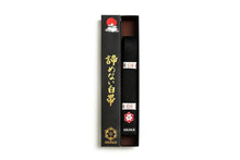 Carregar imagem no visualizador da galeria, Cinturón Kanji  &quot;Original&quot; - Negro con barra Blanca - StockBJJ
