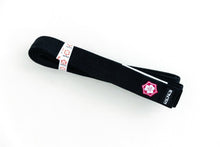 Load image into Gallery viewer, Cinturón Kanji  &quot;Original&quot; - Negro con barra Blanca - StockBJJ
