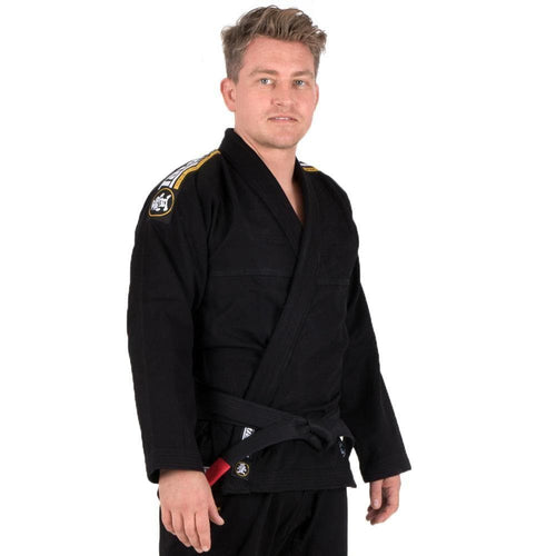 Kimono BJJ (GI) tatami nova absolute - black - white belt included