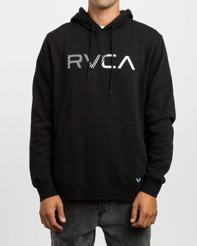 RVCA Scratched Hoodie- Negro - StockBJJ