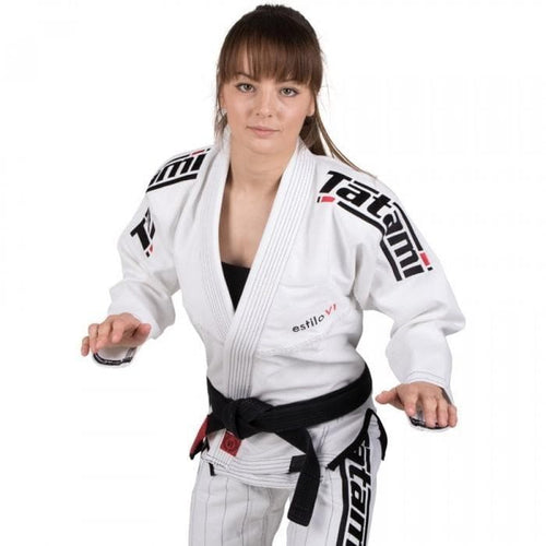 Kimono BJJ (Gi) Tatami Ladies Estilo 6.0- Blanco y Negro