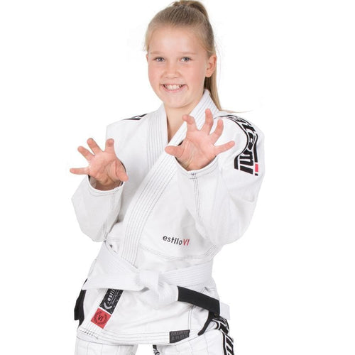 Kimono BJJ (Gi) Tatami Kid´s Estilo 6.0- Blanco y Negro