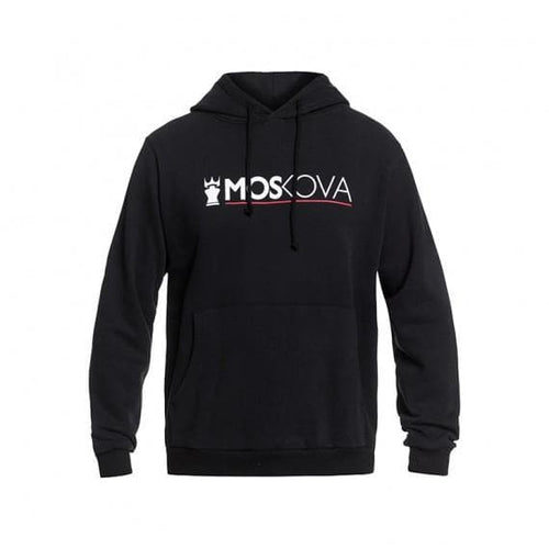 Moskova Performance Hoodie- Negro- Blanco