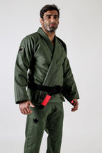 Cargar imagen en el visor de la galería, Kimono Kingz Classic 3.0- Verde Militar - StockBJJ
