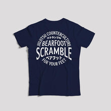 Cargar imagen en el visor de la galería, Camiseta BF X Scramble- Azul Marino - StockBJJ
