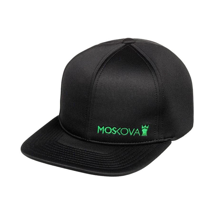 Side Script Full Hat MOSKOVA- Negro- Verde - StockBJJ