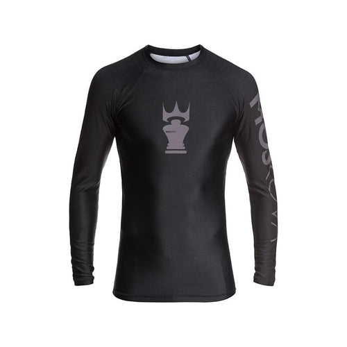 Rashguard Moskova Training Top- Negro - Gris