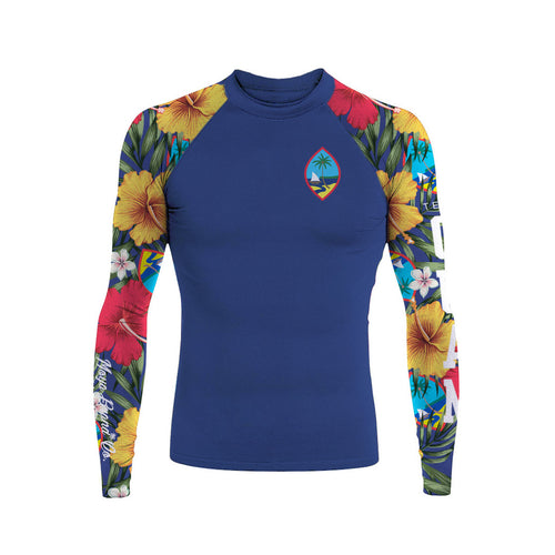 Rashguard all island long sleeve - blue