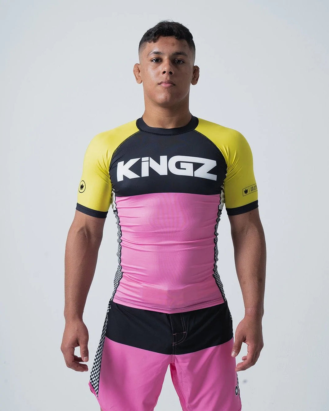 Rashguard Kingz rétro à manches courtes
