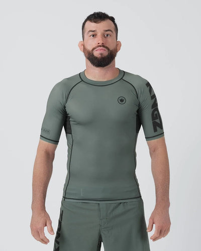 Rashguard Kingz Kore V2 Kurzarm- Grün