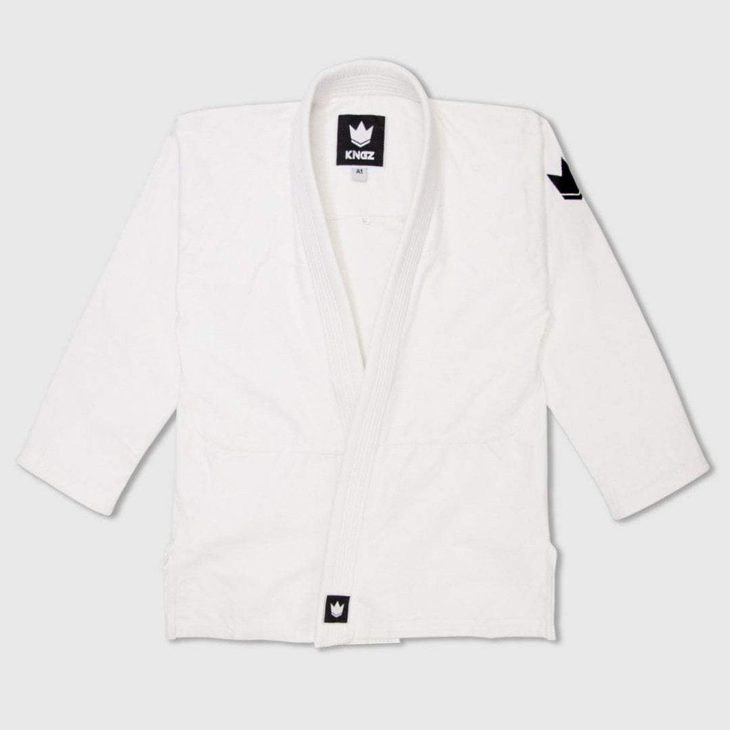 Kimono BJJ (Gi) Kingz Kid´s Kore Blanco con cinturón blanco