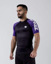 Cargar imagen en el visor de la galería, Rashguard Kingz Ranked Performance Short Sleeve - Morado
