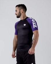 Cargar imagen en el visor de la galería, Rashguard Kingz Ranked Performance Short Sleeve - Morado
