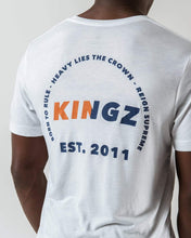 Cargar imagen en el visor de la galería, Camiseta Kingz Krown S/S- Blanco
