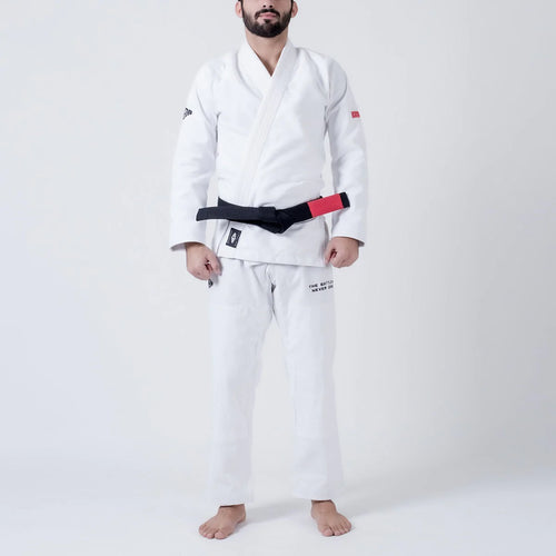 Kimono BJJ (GI) Maeda Red Label 3.0 Blanc - ceinture blanche incluse