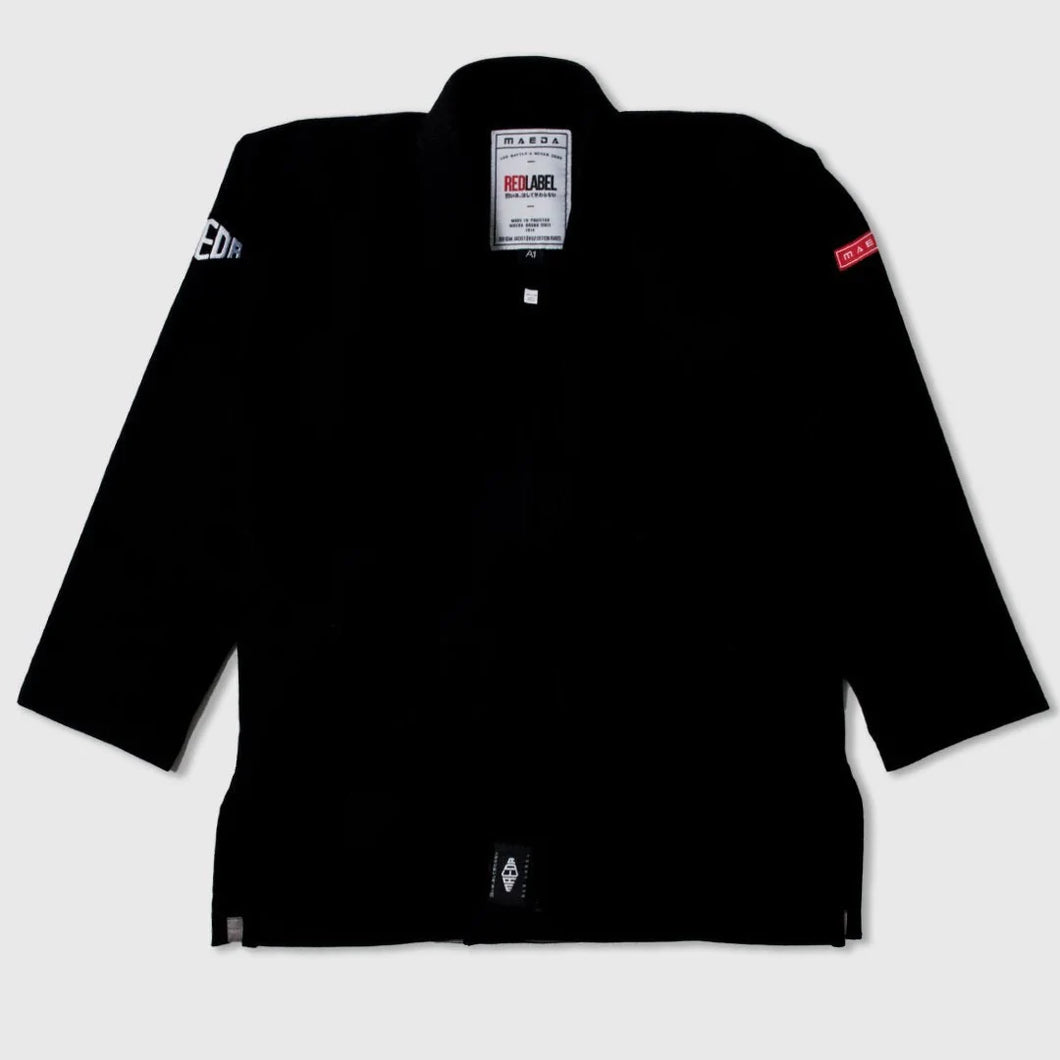 Kimono BJJ (GI) Maeda Red Label 3.0 Kid´s Black - White belt included