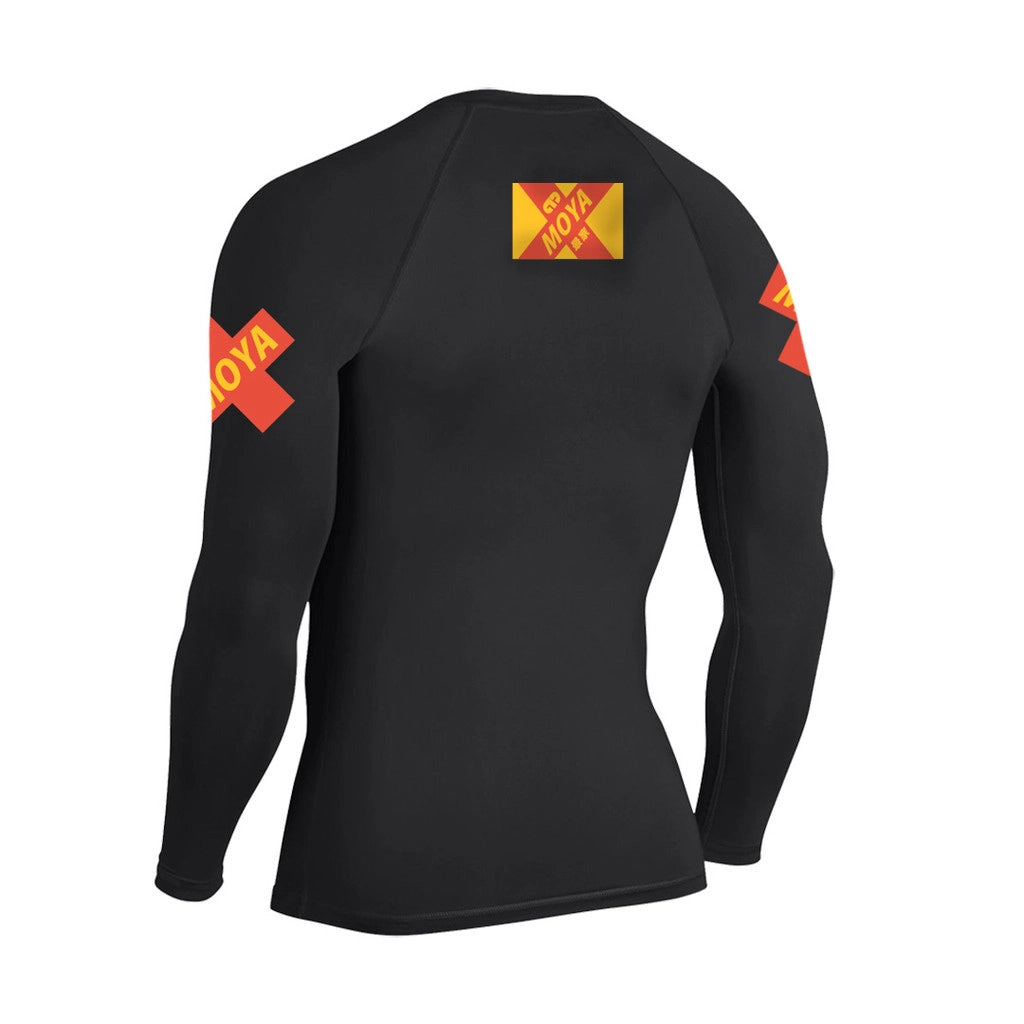 Rashguard Team Moya 22 Long Sleeve Black StockBJJ